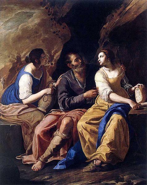 Artemisia gentileschi Lot and his Daughters